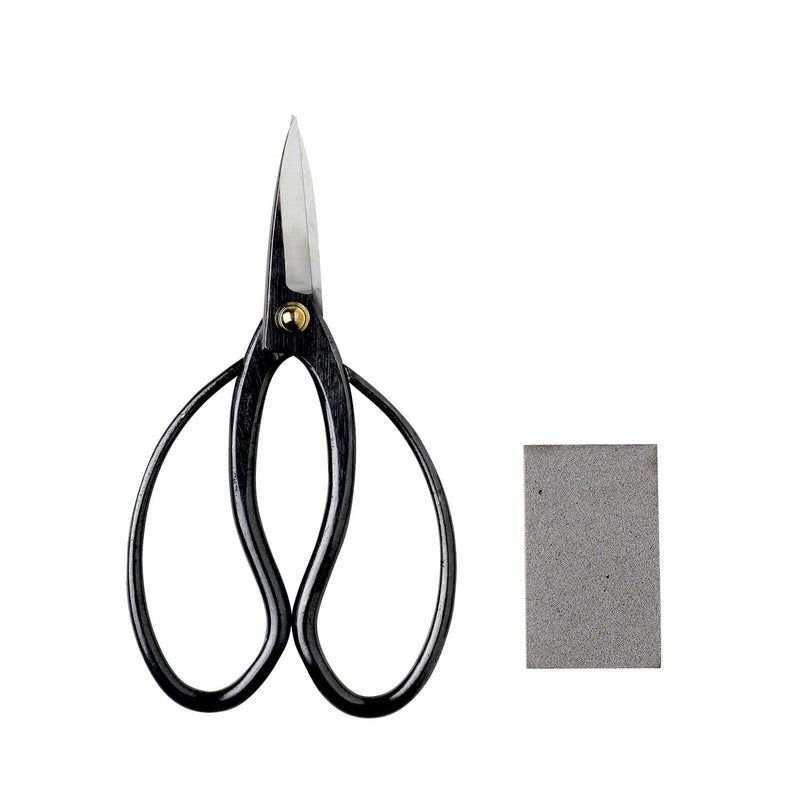 Wazakura Japanese Bonsai Trimming Care Kit Made in Japan - Traditional Bonsai Scissors 7inch(180mm) + Sap Rust Eraser Gift Box Set 2pcs Traditional Scissors + Sap Eraser Set