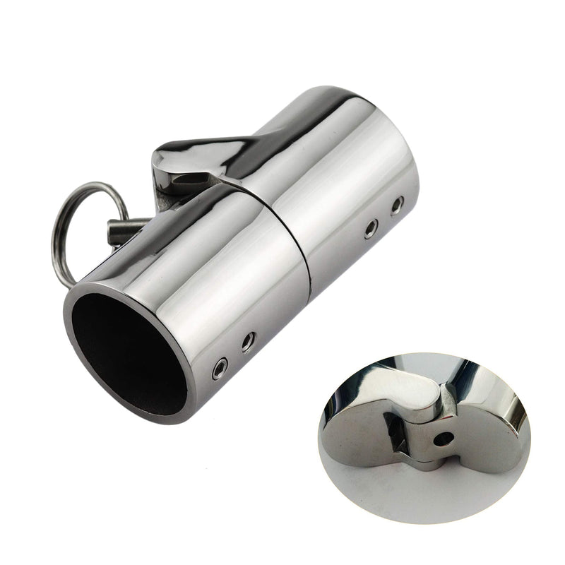 NRC&XRC 316SS Marine Grade Boat Handrail Fitting -Boat Pipe Connector,Folding Swivel Coupling Tube Joint Connector for 1-1/4" (32MM) O.D.Tube/Pipe （1PC） 1PC
