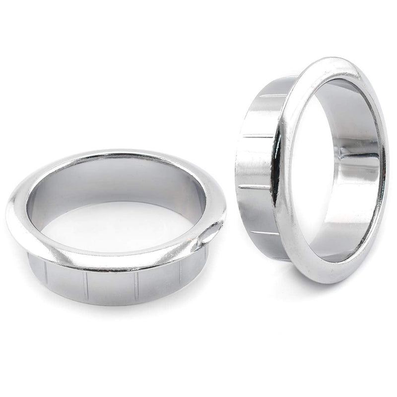 2 Inch (50mm) Zinc Alloy Desk Grommets, SDTC Tech 2 Pcs Wire Cable Metal Hole Cover Grommet Organizer for Managing and Protecting Cord 50mm - 2pack