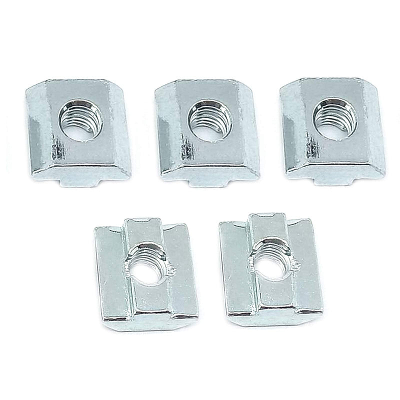 Pack of 20 T Nuts Tee Sliding Slot Nuts 40 Series M8 Threaded Slide for 4040 Series Aluminum Extrusions Profile(4040-M8)