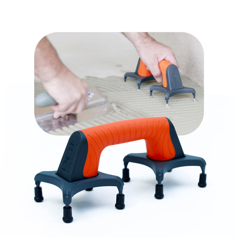 EasyLean Trowel Support Tool, Proudly Made-in-the-USA, Handy Hand Tool for Flooring, Drywall, Cement, and Adhesive Application, Support Tool for Floor Installers with Anti-Slip Spare Feet.