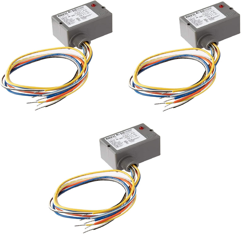 Functional Devices RIBU1C Enclosed Pilot Relay, 10 Amp Spdt with 10-30 Vac/Dc/120 Vac Coil (Pack of 3)
