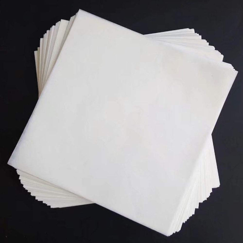 200pcs Weighing Paper Sheet Double-Sided Smooth Non-Absorbing Translucent Glossy Paper 100mm x 100mm 100x100