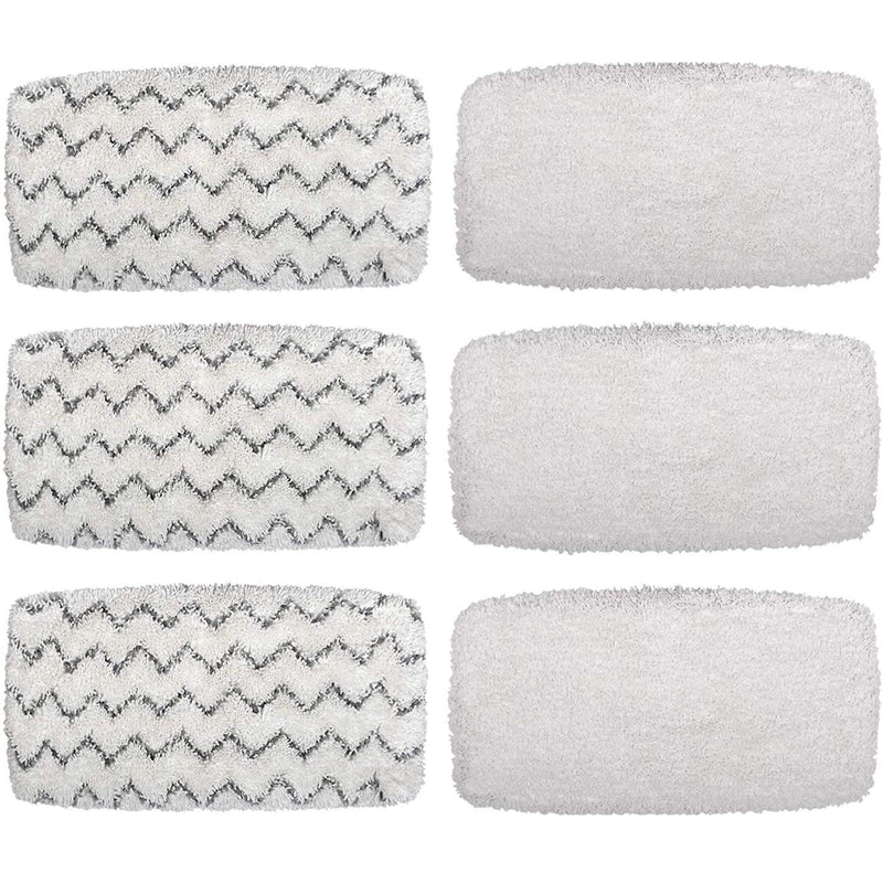 Flammi Steam Mop Pad for Bissell PowerFresh Vac & Steam 2747A, 1132 1543 1632 1652 Symphony Vacuum and Steam Mop Series For Hard Floor, Model# 1252, 6 Pack