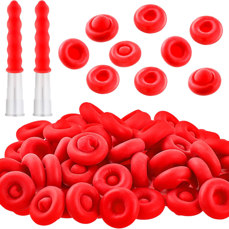 Caulk Cap Caulk Saver Cap Caulk Finishing Tool Caulk Saver Caps Caulking Tube Covers Tube Caps for Sealing and Preserving, Red (35 Pieces) 35