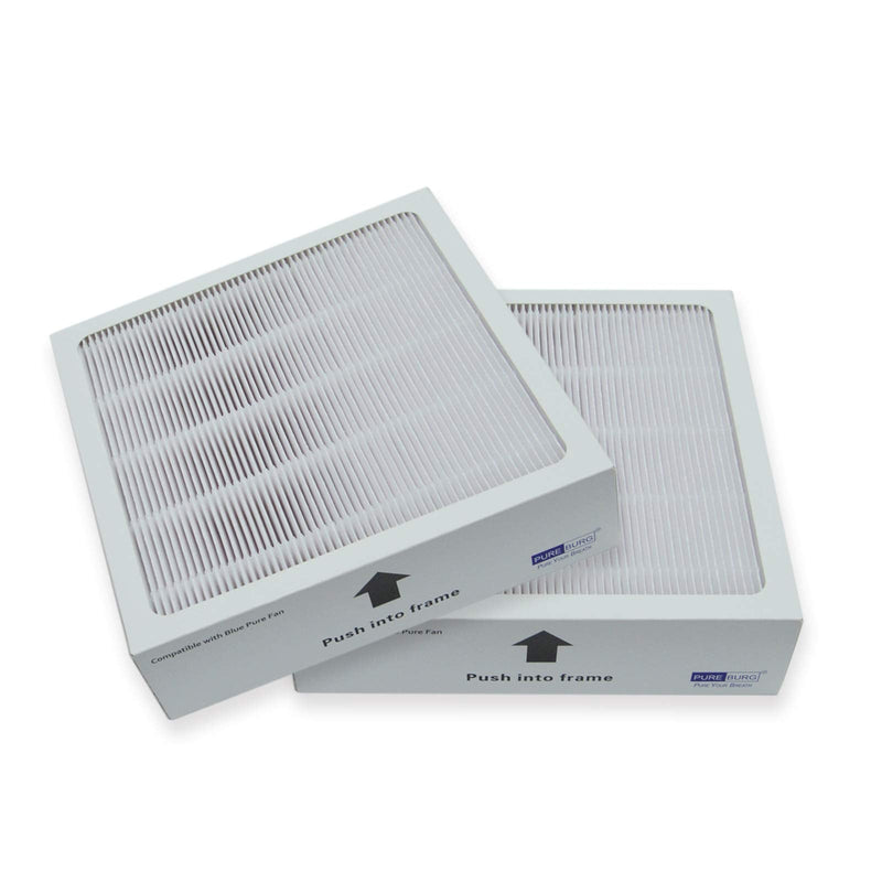 PUREBURG Replacement Filter Compatible with Blueair Blue Pure Purifying Fan