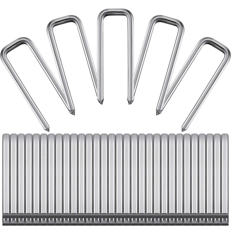 Jetec 40 Pieces Plantation Shutter Repair Kit Replacement Louvers Staples Window Blind Tilt Rod Operable Plantation Silver Missing Metal Indoor Louver Staples Tools Repair(0.6 x 0.19) 0.6 x 0.19"