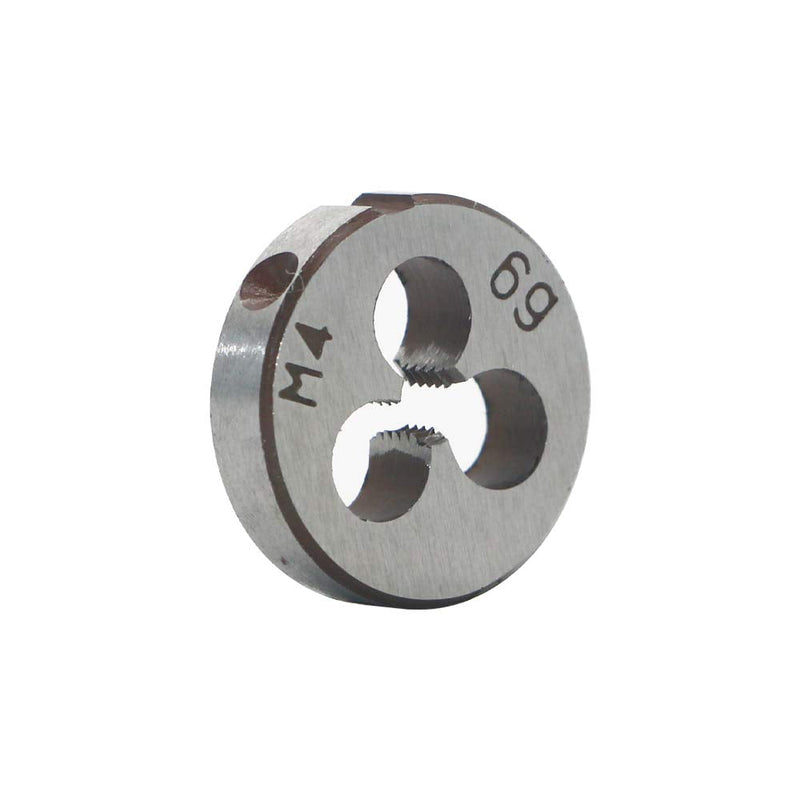 HSS 4mm X 0.7 Metric Right Hand Round Die, Machine Thread Die M4 X 0.7mm Pitch for Mold Machining, Alloy Steel, It Can Process Steel, Cast Iron, Copper And Aluminum.