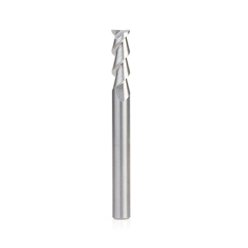 Amana Tool CNC Aluminum and Acrylic Cutting Router Bit, 55 Degree Helix End Mill, AlTiN Coating, 51832, 1/4 Dia x 3/4 x 1/4 Inch Shank 1/4 D x 3/4 CH x 1/4 SHK