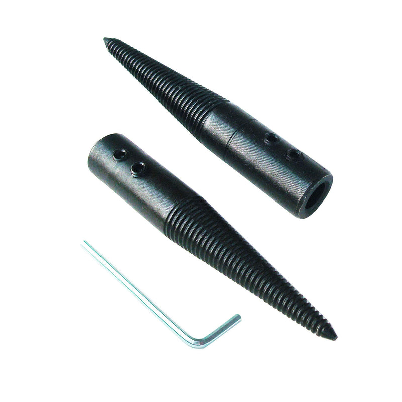 Tapered Spindle Adapter Threaded for Bench Grinder Buffing Polishing Wheel with Left and Right,Pack 2 pcs