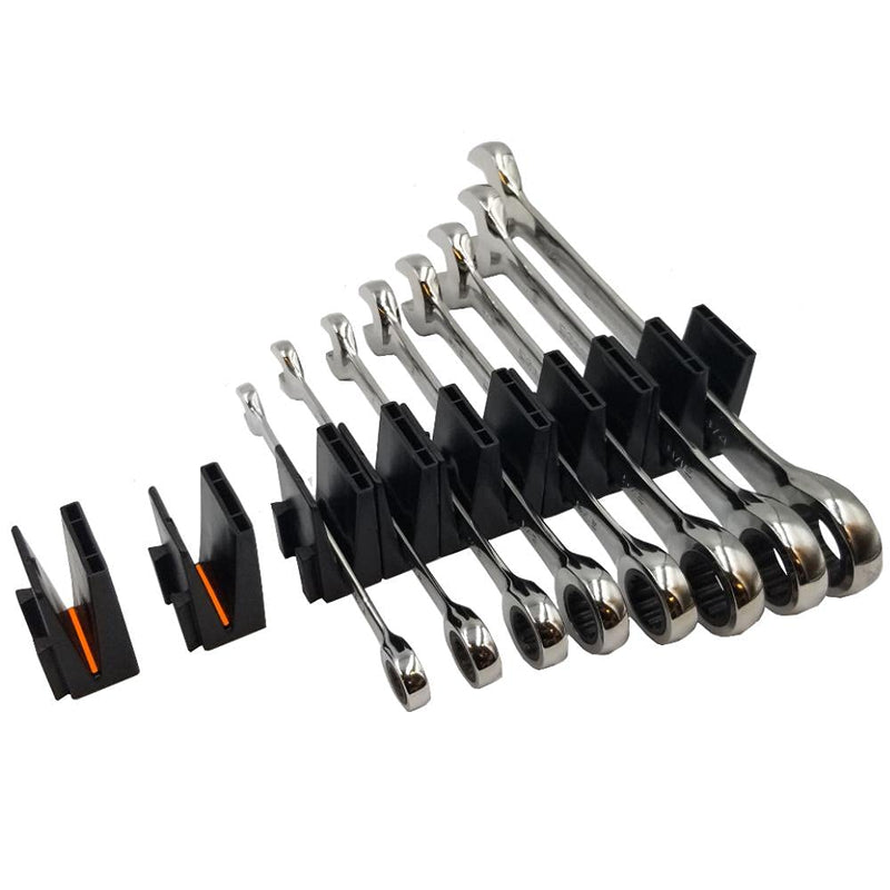 ToolBox Widget Wrench Organizer Pro Series Version 4.0 for Tool Drawer Storage | 12 Magnetic Wrench Holders | Modular Tool Organizer for Toolbox Organization | Replaces Wrench Rolls 1