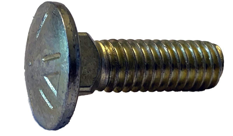 Small Parts 3724C8 3/8"-16 x 1-1/2" Carriage Bolt Grade 8 Fully Threaded Zinc Yellow (Pack of 10) - NewNest Australia
