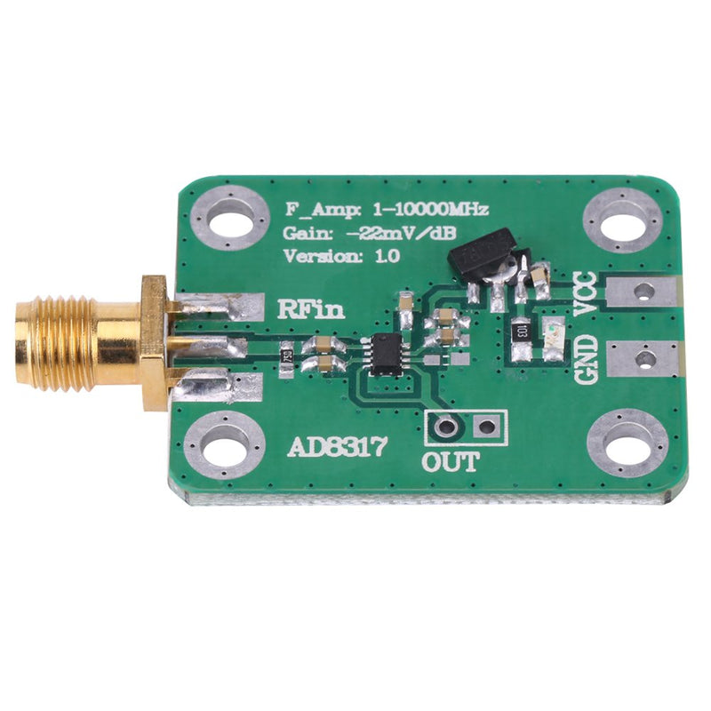 Logarithmic Detector, 1M-10000MHz AD8317 Radio Frequency Logarithmic Detector Power Meter, for Power Detection/Radio Frequency Detection