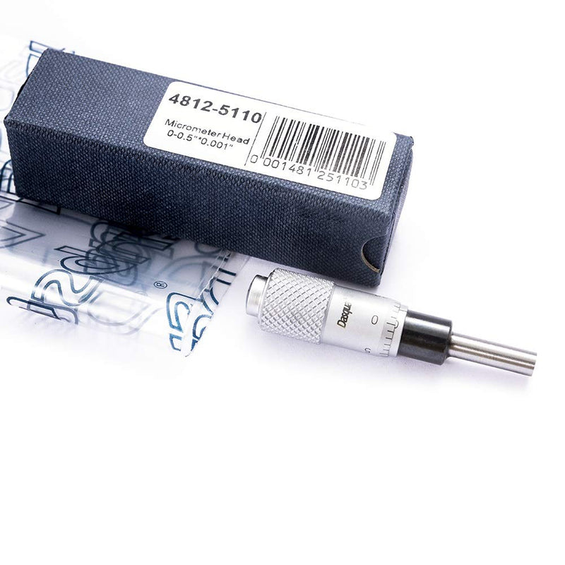Dasqua 4812-5110 0-0.5" Micrometer Head
