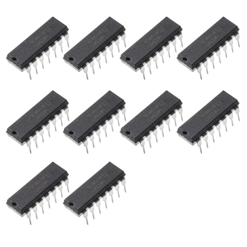 10pcs LM339 339 Quad Differential Comparator ICS for High Voltage Digital Logic Gate Circuit, DIP14