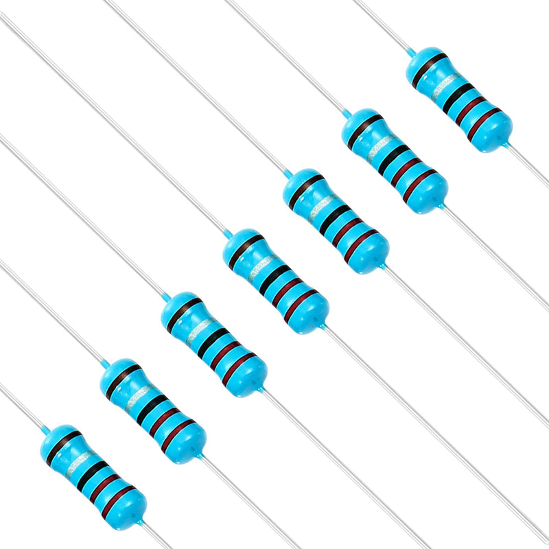 Chanzon 100pcs 1/2W (0.5W) 2.2 Ω ohm 2r2 Metal Film Fixed Resistor 0.01 ±1% Tolerance 2.2R MF Through Hole Resistors Current Limiting Rohs Certificated [1-2ZC02] 2.2 ohm