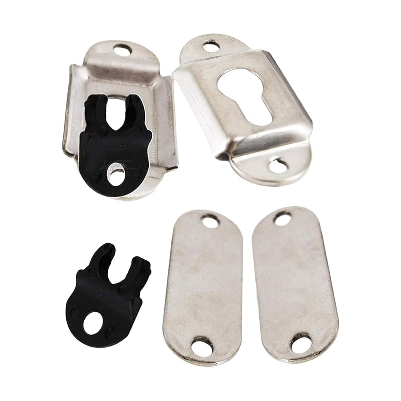 MARINE CITY 304 Stainless Steel Mounting Sockets/Brackets for Removable Folding Transom Ladders
