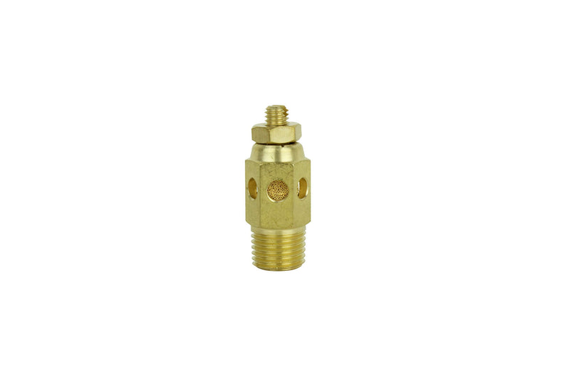 Milton Speed Control Exhaust Muffler, 1/4” MNPT - 40 Micron Sintered Bronze Silencer/Diffuse Air & Noise Reducer - Box of 10