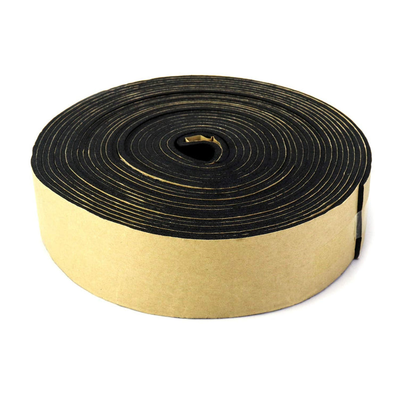 QWORK Pipe Wrap Insulation, Waterproof Foam Insulation Tape Adhesive for Hot or Cold Pipes, 33 Ft x 2 Inch Wide x 1/8 Inch Thick 2" x 1/8" x 30' 1 pack - NewNest Australia