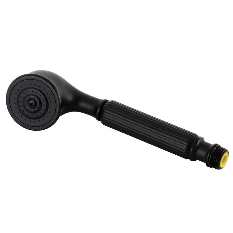 Kingston K103A0 Single Function Round Hand Shower, Matte Black