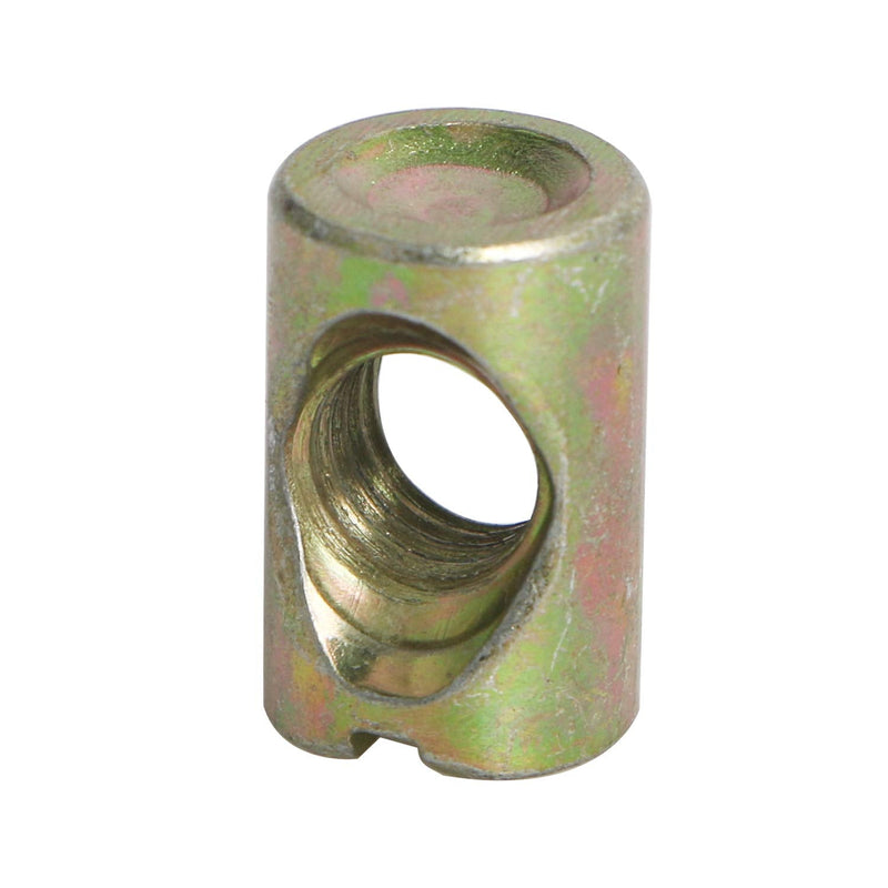 Aopin Barrel Nuts Cross Dowels Slotted Nuts for Furniture Beds Crib Chairs, M8 x 17mm, 30Pcs
