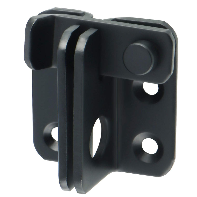 Alise Flip Latch Gate Latches Slide Bolt Latch Safety Door Lock Catch for Barn Cabinet Pet Cage Garden Bathroom Garage Window Sliding Door,MS4001-B Stainless Steel Matte Black Small Size
