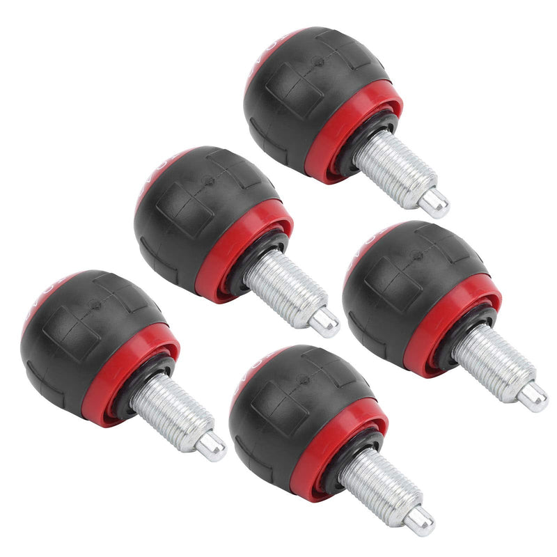 Weight Stack Pin, Durable Synthetic Handle Pull Pins 5 Pack M16 50x45mm for Home Gyms Commercial Fitness Centers Weight Training Enthusiasts Equipment Replacement