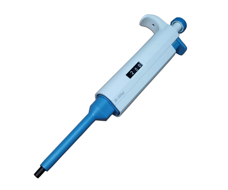 MUHWA Single Channel Pipettors Adjustable Volume Pipettes (20-200μL) 20-200μL