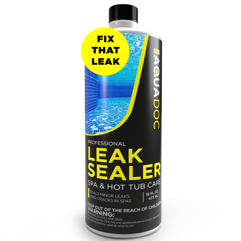 Hot Tub Leak Sealer to Fix Leaks Easily - Spa Leak Sealer 16oz, Advanced Spa Repair Chemical Made in the USA - AquaDoc 1 Pack of Leak Sealer