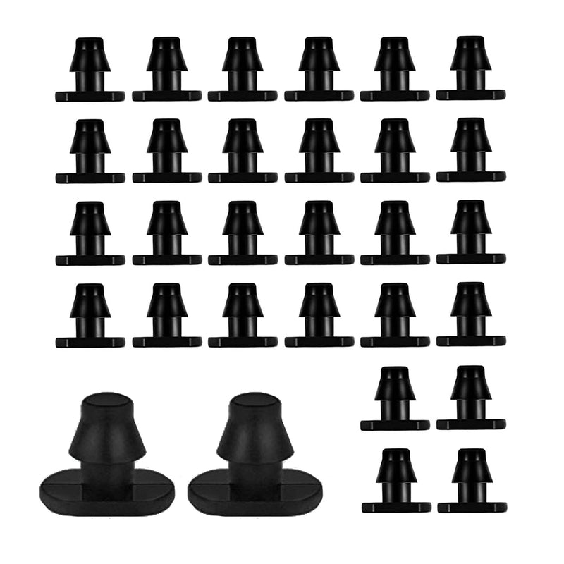 BEADNOVA Drip Irrigation Connectors 30 Pcs 1/4 Inch Barbed Connector Drip Line Plugs End Plugs Irrigation Connectors for 1/4 Inch Drip Tubing Water Tubing Gardening Irrigation Supplies (30pcs) 30pcs
