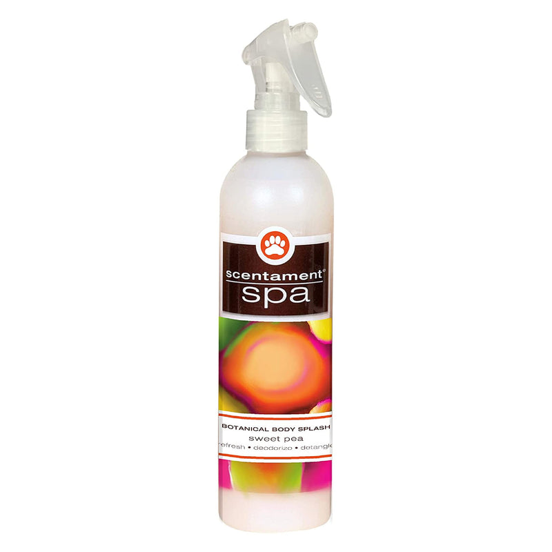 Best Shot Scentament Spa Botanical Body Spray, Body Spray Conditioner for Pets, Cat and Dog Cologne Spray, Sweet Pea, 8 Oz - PawsPlanet Australia