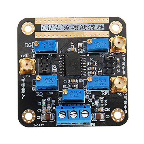 Taidacent UAF42 Universal Active Filter Module High Pass Low Pass Band Pass Filtering Active Band Pass Filter Module Tunable Filter
