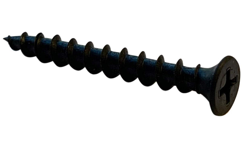 Small Parts 0614CPG #6 x 7/8" Phillips Bugle Head Coarse Thread Drywall Screw Black Phosphate Particle Board (Pack of 100)