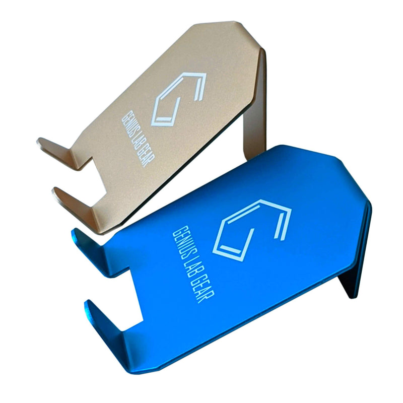 Angled Metal Petri Dish Holder - 30/40 Degree Cell Culture Plate Media Transfer Stand-Rack - Fits 60-200mm Well Plates, Flasks, Dishes - 2 Pack, Microbiology Lab Equipment Supplies - Science, Biology