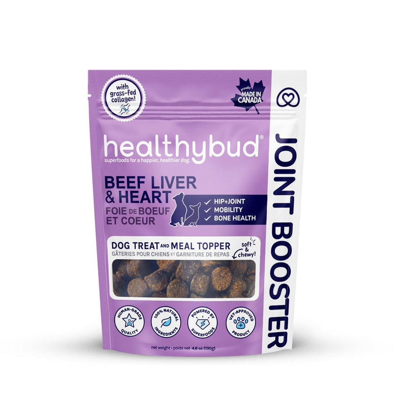 healthybud Hip and Joint Dog Treats - Glucosamine Soft Beef Liver Bites for Senior Dogs, Arthritis Support 14.1oz 14.1 Ounce (Pack of 1) - PawsPlanet Australia