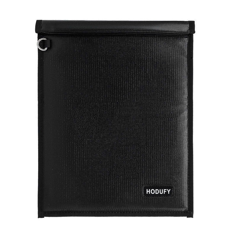 Faraday Bag (15 x 10 inches), Faraday Cage, Cell Phone Signal Jammer, Faraday Key Fob Protector, RFID Faraday Pouch Signal Blocker Anti-Theft Pouch, Anti-Hacking Case Blocker (Black) Black