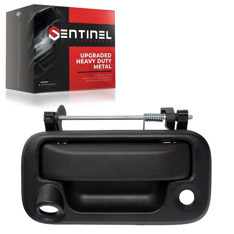 Tailgate Handle with Camera Hole Compatible with 2004-2016 Ford F150 F250 F350 F450 Super Duty Explorer Lobo, Lincoln Mark LT Replaces # 8L3Z-9943400-AC, FO1915123 (Metal)