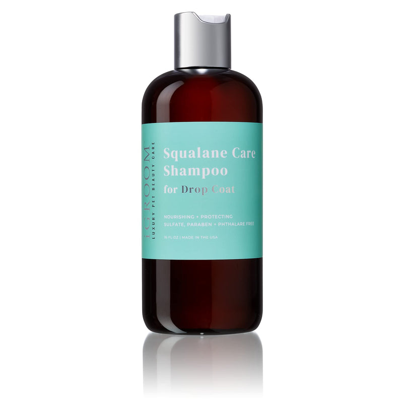 iGroom Squalane Care Dog Shampoo for Dropcoats, Luxury Pet Beauty Care, Reduce Breakage and Split Ends, Promotes Strong and Healthy Hair, Made in USA, 16 oz - PawsPlanet Australia