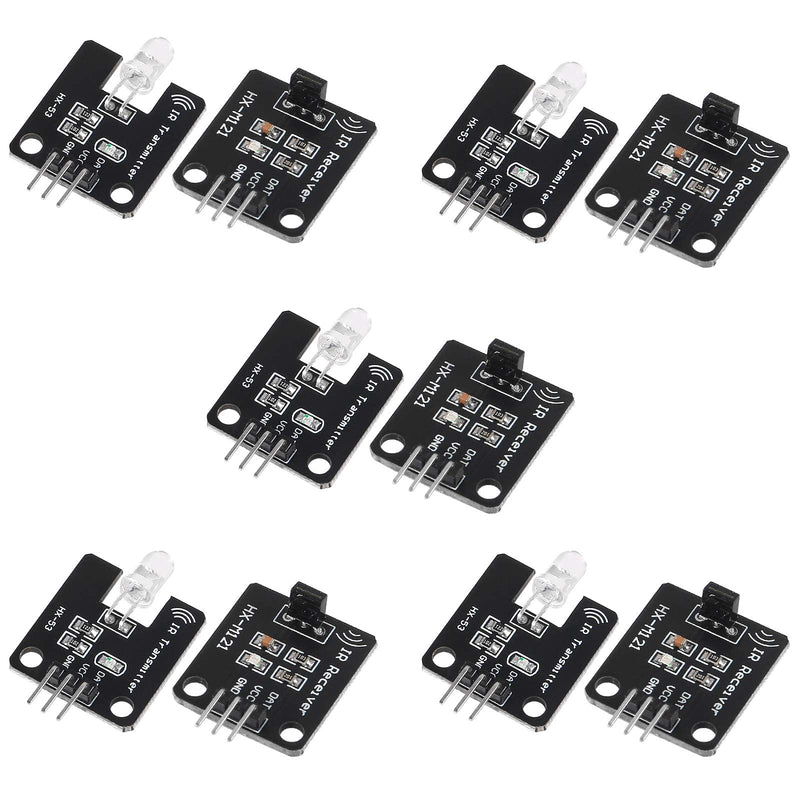 5 Sets Digital 38khz Ir Receiver Ir Transmitter Sensor Module Kit for EK8477.