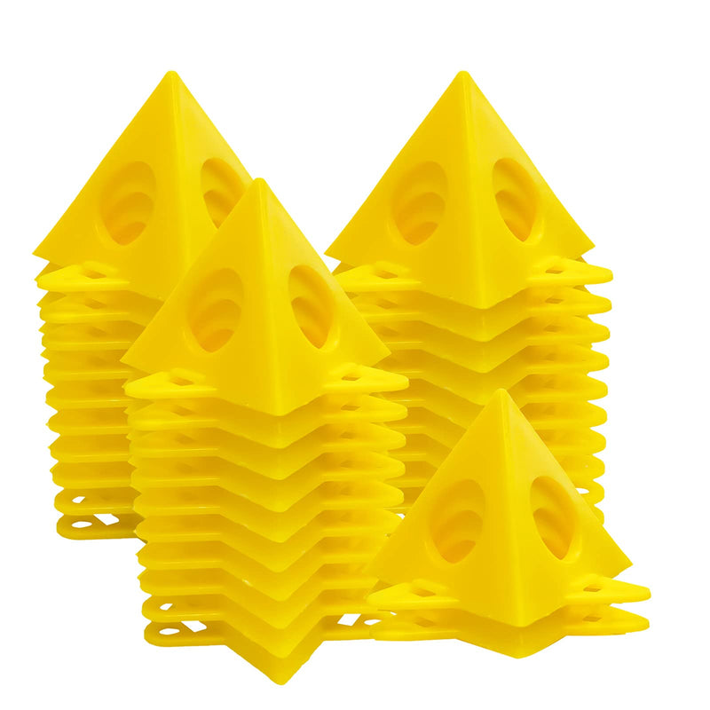 KATA 32pcs Pyramid Stands Painter's Painting Stands,Mini Cone Paint Stands for Canvas and Door Risers Support,Cabinet Paint Pouring 32 PCS