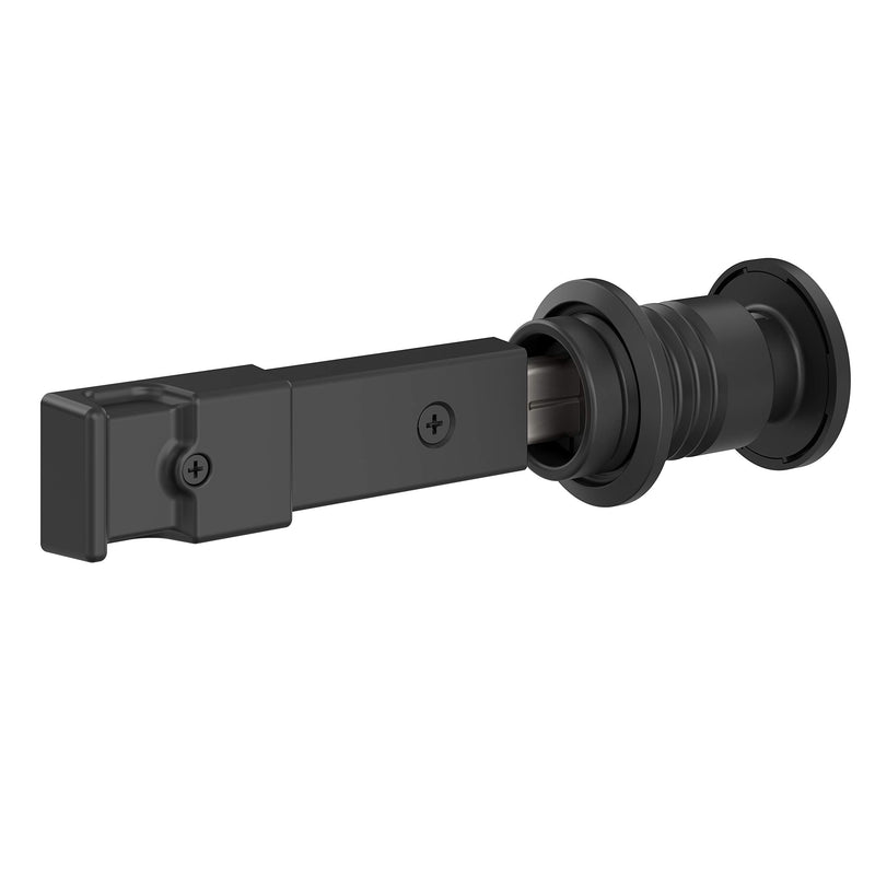 National Hardware N700-150 Barn Door Lock, 5" x 1-1/4" x 3/4", Matte Black 5" x 1-1/4" x 3/4"