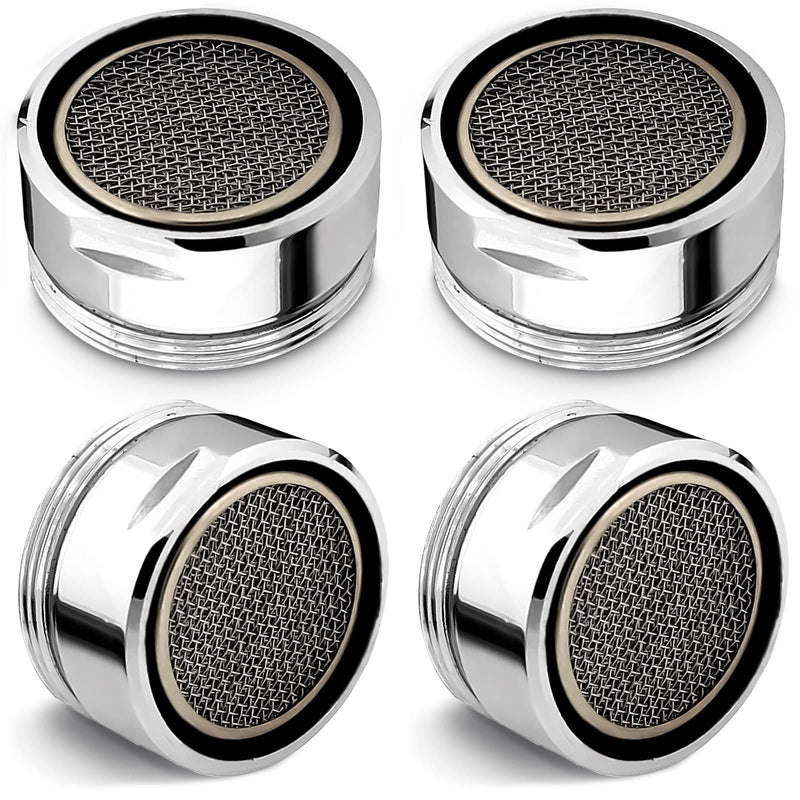 4Pcs Bathroom Faucet Aerator Replacement - 15"/16" 24mm Kitchen Sink Faucet Aerator Bathroom Sink Faucet Attachment High Flow Faucet Aerator for Sink - Faucet Sprayer Attachment Sink Faucet Aerators 4 PCS Faucet Aerators
