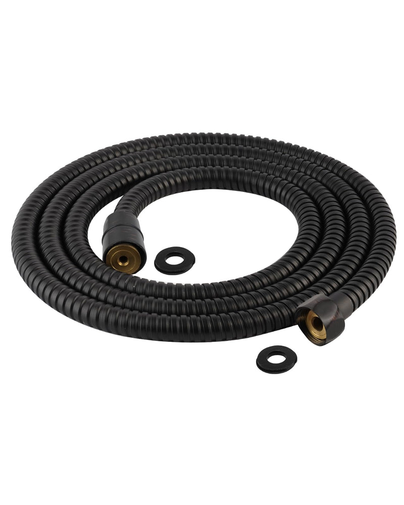 Hibbent All Metal Shower Hose, 90 Inch Stainless Steel Extra Long Shower Hose Replacement, Anti-Twist Handheld Shower Head Hose Extension, Shower Hose Extender, Oil Rubbed Bronze