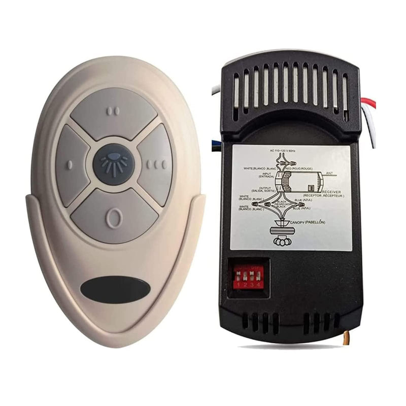 Ceiling Fan Remote Control Kit Replacement for Harbor Breeze Hunter Allen+Roth Kichler - FAN-35T KUJCE9603 L3HFAN35T1 35T1+FAN28R Kit