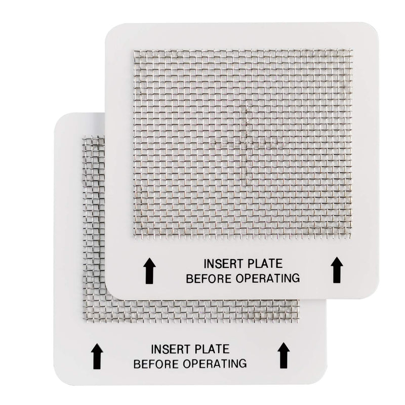 Universal Ceramic Ozone Plates for Generic Ozone Generators Washable Purification Air Purifier, 4.5" x 4.5" Inches Replacement Ozone Plates (2Pack) 2Pack Small