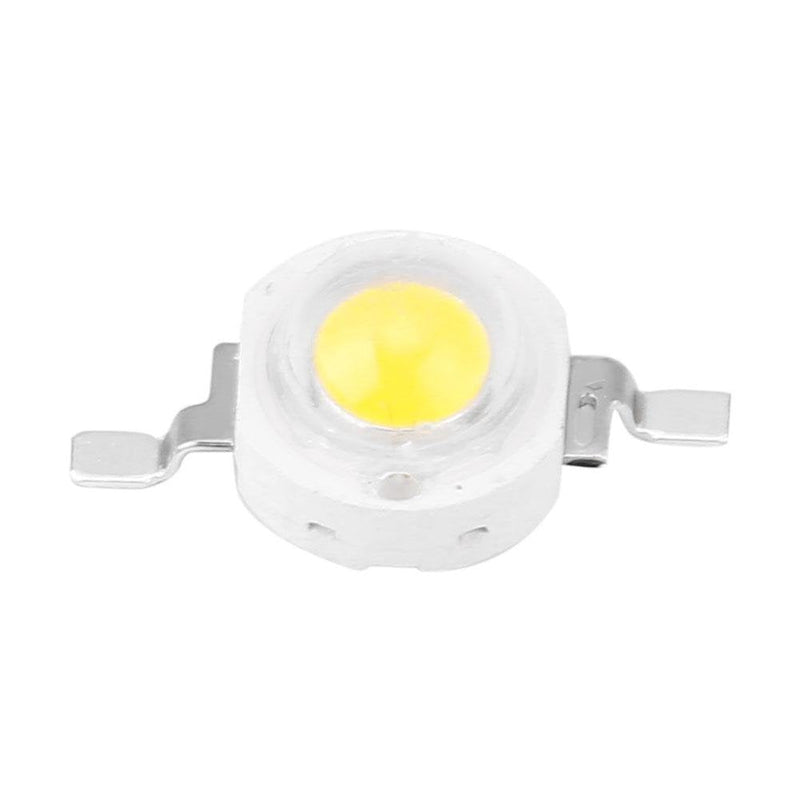 100Pcs High Power 1W LED Beads Light Emitter Components Diode Super Bright SMD for DIY Lighting Fixtures 3000K/6000K(White 6000K) White 6000K
