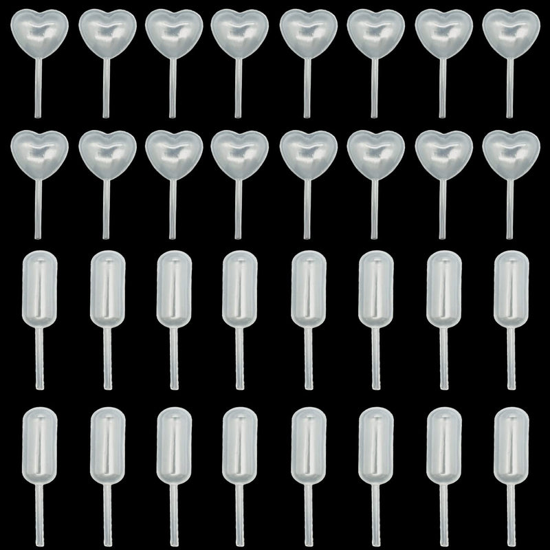 100 Pcs Cupcakes Pipettes, 4ml Dessert Pipettes, Plastic Strawberry Pipettes Mini Pipettes for Chocolate, Birthday Party and Holiday Decoration