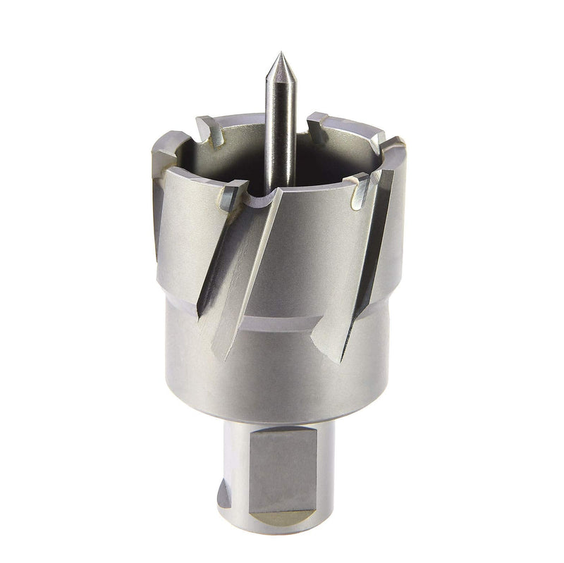 MAXTOOL 1" x1-3/8 TCT Annular Cutters & Pin Carbide Tip Slugger 25mmx35mm Magnetic Core Drills Slug Cutter 1-3/8" Deep Weldon Shank; ANW00S35R100