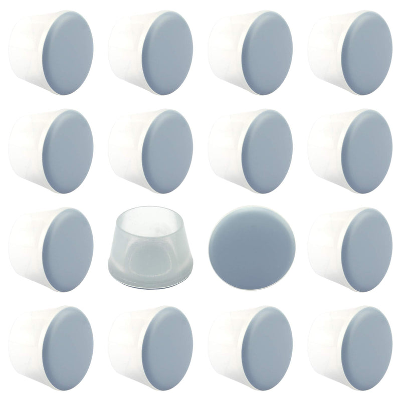 Sliders Cups for Round Furniture Legs(1 1/8 inches(28mm),16 Pack),Table/Chair/Cabinet/Sofa Glides Pads,Protect The Floor by Sliding Like Magic,Suitable for Carpet, Wood & Ceramic Tile Floor,etc 1 1/8 inches(28mm) Round