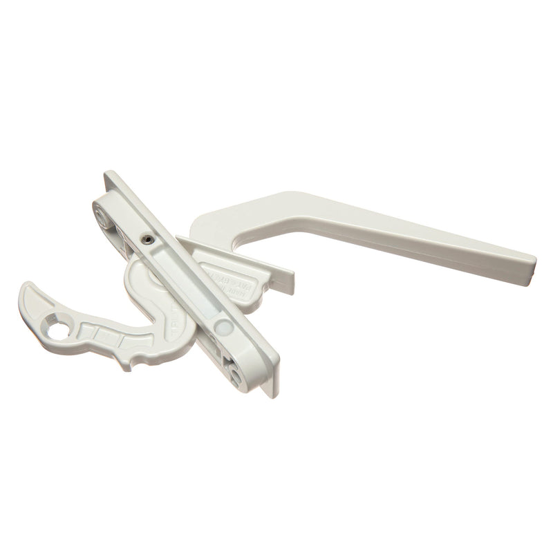 Window Hardware Co - Double Dent Sash Lock (Comes with Screws, White)